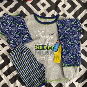 Only Boy’s Robot Jammie Set NWT